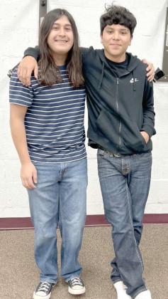 Littlefield’s Curtis Gallegos and Matthew Rios were selected to the 2024 ATSSB All-State Band, which will perform in San Antonio on Feb. 10th. (Submitted Photo)