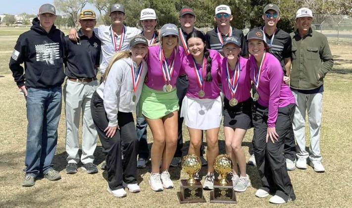Sudan Boy’s and Girl’s Golf Teams Claim District Titles