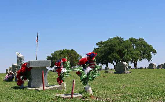 US flags were placed at the graves of those who served in the military on Memorial Day, Monday, May 27, 2024. (Photo by Ann Reagan)