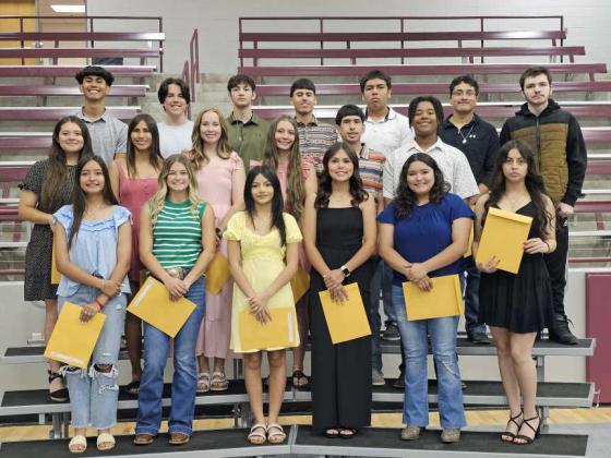 Littlefield’s sophomores were given their awards for the 2024-2025 school year, during a ceremony Tuesday morning at Wildcat Gymnasium. (Staff Photo by Derek Lopez)