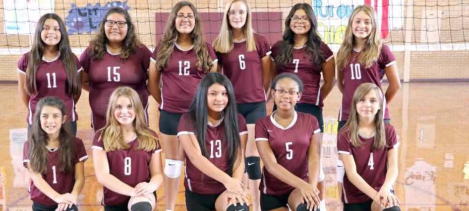 LITTLEFIELD LADY CATS SEVENTH GRADE B VOLLEYBALL TEA