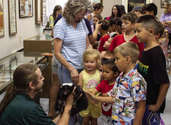 Wild West Wildlife visits Olton Library
