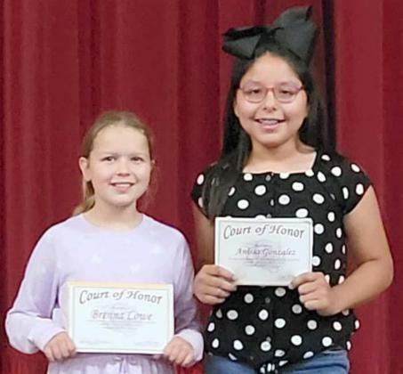 Elementary Awards: 4th Grade