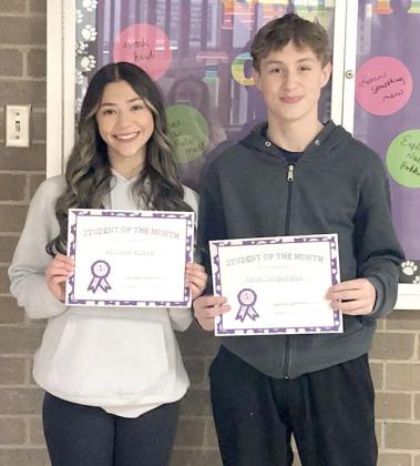 Anton ISD Students of the Month