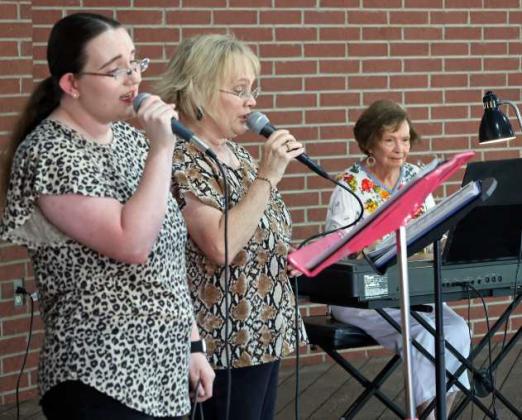 Gospel Singing at the Pavilion, during the opening night of the 44th annual Sandhills Celebration on Wednesday. (Photo by Wesley Quigley)