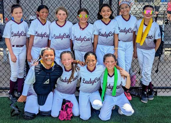 The Littlefield 10u All-Star Softball team was coached by Angel Kincaid, Tyler Lundberg and Jarrod Thomas. (Team): Jaylah Minjarez, Mackenzie Lopez, Jazlyn Castillo, Spencer Gray, Lindley Thomas, Zariah Gomez, Briaelynn Winters, Cori Saldana, Lillyan Flore, Loveaha DeLaRosa, Addyson Mckinnerney and Brilynn Ayala. (Submitted Photo)