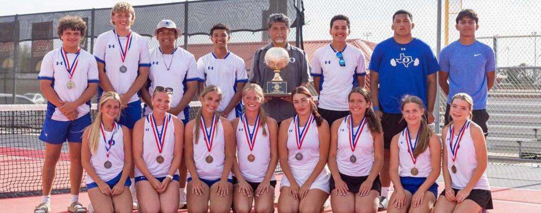 Olton Tennis team brings home overall District Championship