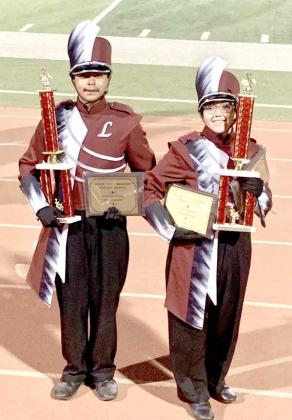 Denver City Tumbleweed Marching Festival Outstanding Drum Major - Jimmy Ramos (left), Mallory Marquez (right). (Submitted Photo)