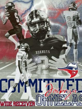 Former Sudan wide receiver, Jaibryn Ornelas recently committed to play football for Panhandle State University. (Submitted Photo)