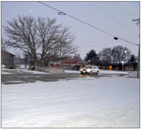 The sides of Avenue H in Olton