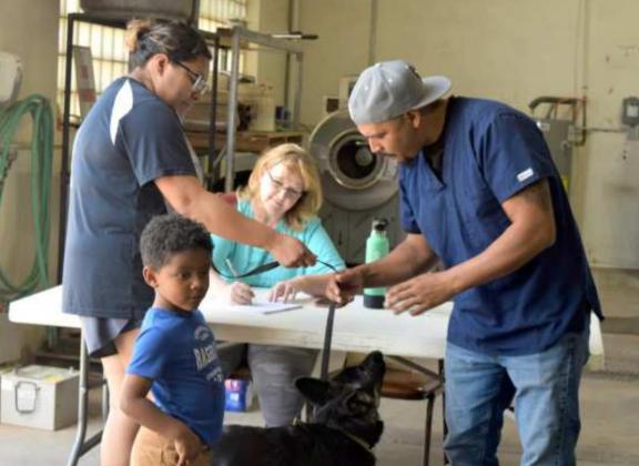 Rabies Clinic held May 1 at Fire Station