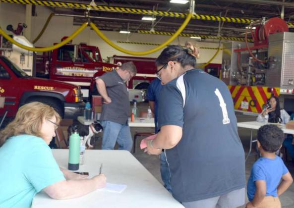 Rabies Clinic held May 1 at Fire Station