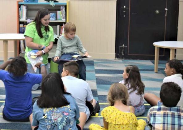 Summer Library Program studing the seas