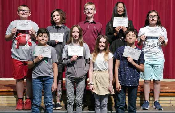 Littlefield Elementary 5th Grade Awards