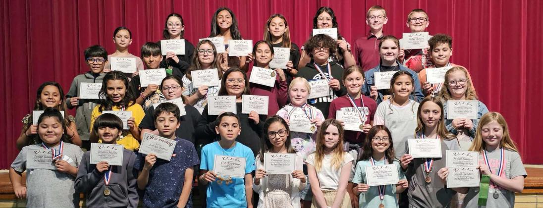 Littlefield Elementary 5th Grade Awards