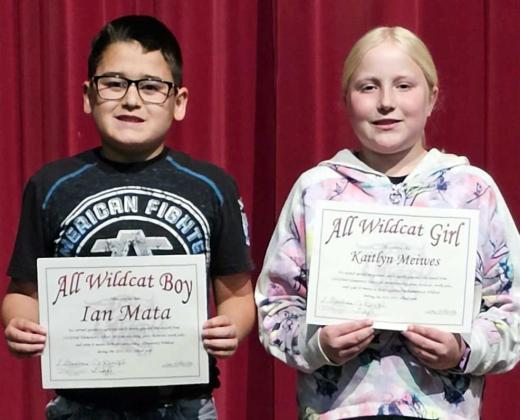 Littlefield Elementary 5th Grade Awards