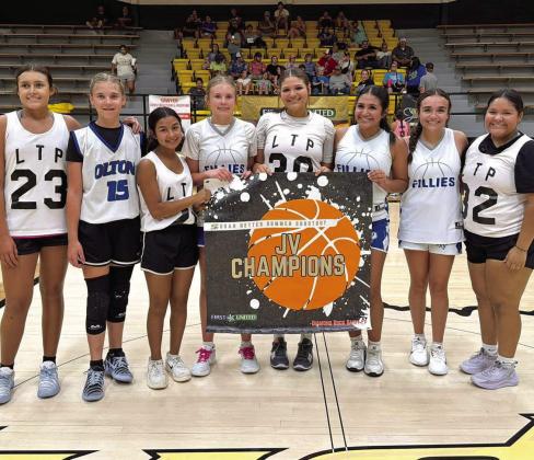 Olton Fillies varsity, JV and 8th Grade bring home tournament championships in Sudan