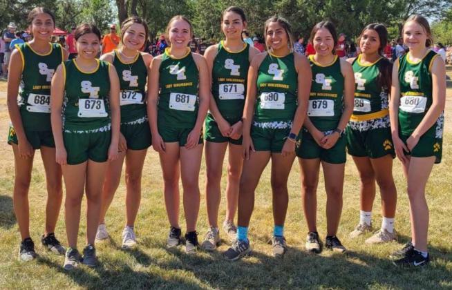 S-E JV Lady Wolverines place second at Plainview Meet
