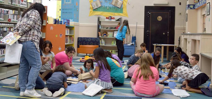 Summer Readers learn about Cultural Kindness during the “All Together Now” Summer Reading Program on Wednesday, June 7, 2023. (Photo by Ann Reagan)
