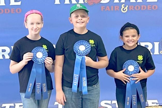 3RD PLACE INTERMEDIATE MAIN DISH – Lilli Burt, Jack Reese, and Claire Senter.