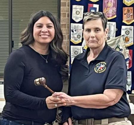 The Rotary Club of Littlefield inducted Lori Zinn as the Club President for the 2024-25 Rotary year beginning on July 1, 2024 through June 30, 2025. Zinn attended President Elect Training Seminar PETS in February. Her Vice President is Bree Clark. (Submitted Photo)