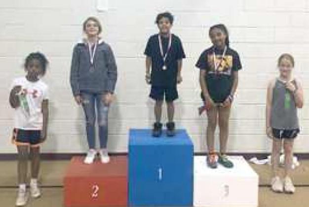 SCOOTERS -- 1st Place- La’ Corey Lautzenheiser; 2nd Place- Trinity Gage; and 3rd Place- London Taylor. Final Participants: Rylee Miller and D’Nihla Ornelas. (Submitted Photo)