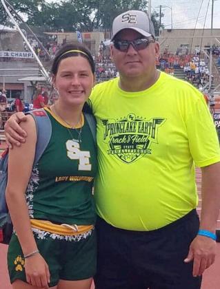 5th in Pole vault at State Meet