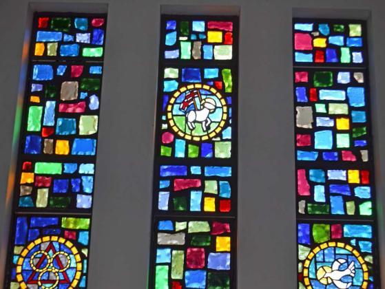 Emmanuel Lutheran Church’s stained glass windows get repaired