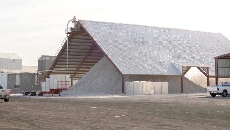 AS OF DEC. 18, 2024, the bale count for surrounding cotton gins is Texas Producers Cooperative (photo above) at 48,266, Spade Co-Op Gin at 20,452, Olten Skyland at 49,848, and Springlake-Earth Cotton Growers at 9,606. As the gins continue producing bales, the count rises by the minute. (Staff Photo by Rhode Duenas)