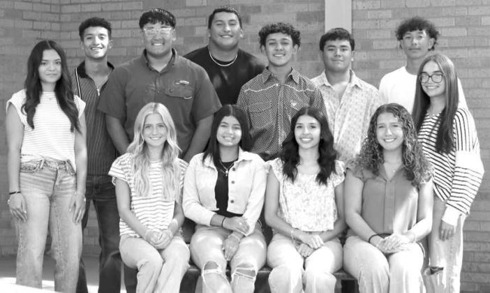 Olton’s 2025 Homecoming Court nominees are: Freshmen: Adrianna Arriaga and David Orozco; Sophomores: Kali Soliz and Jose Martinez; Juniors: D'Nairah Vega and Casimiro Villarreal and Harlow Gorman and Kory Green; Seniors: Kaitlyn Avalos and Sebastian Sparkman and Kambri Ruiz and Chris Cabrera. (Submitted Photo)