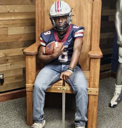 Sudan senior, Marcello King, signed his letter of intent to accept a football scholarship to play running back for the Sterling University Warriors in Kansas. (Submitted Photo)