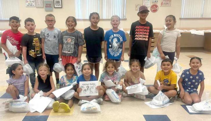 From Mrs. Rios: Day 1 of Cooking Camp was a hit! The students made trail mix, personalized pizza, and frozen yogurt drops. I hope all the kids enjoyed their first day! Thank you to my OHS students for helping! (Submitted Photos)
