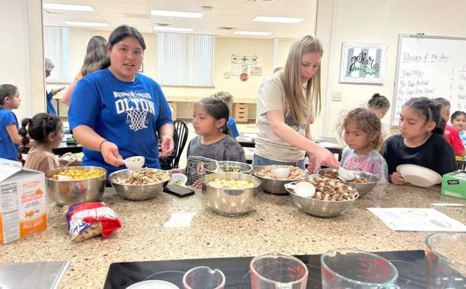 Olton ISD Cooking Camp June 9th - 12th