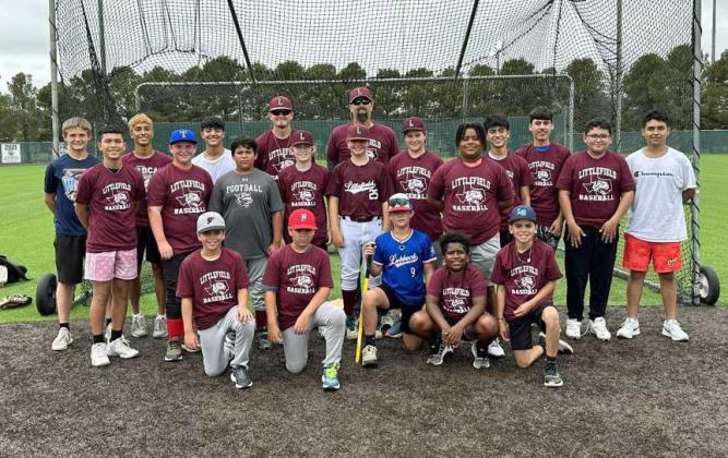 2023 YOUTH WILDCAT BASEBALL CAMP - Future Wildcats came and learned from Coaches Jett Hartley and Nathan McKinnon last week, as well as some of the High School Baseball Players, during the three-day camp. Shown are the campers from the second session of the camp. (Submitted Photo)