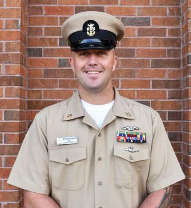 Keevin Johnson, a native of Muleshoe, Texas, was promoted to master chief petty officer May 22 during a ceremony held at Naval Submarine Base Kings Bay. (Submitted Photo)