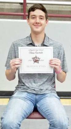 SENIOR CLASS FAVORITES BRAYDON JONES and ROSA CHAIREZ