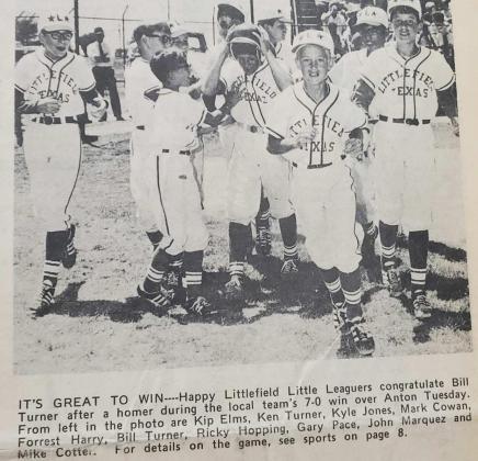 1970 Littlefield All-Star Baseball Team
