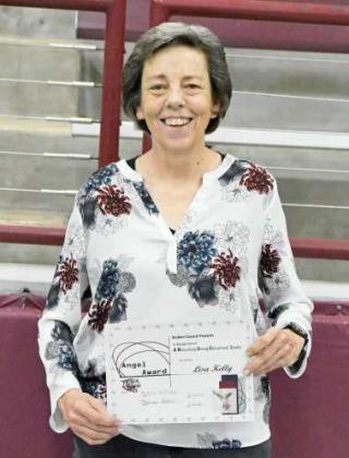 STUDENT COUNCIL ANGELAWARD Lisa Kelly (Staff Photo by Derek Lopez)