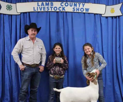 CLAIRE SENTER of Olton - Grand Champion Goat