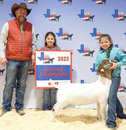 CLAIRE SENTER - Grand Champion Goat