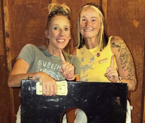 Team Average Joes placed first in the Olton Cornhole Tournament during the 2026 Sandhills Celebration on Aug 1. (Photo provided by Wesley Quigley)