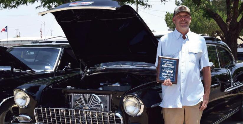 Jay Light earned First place in the Joe Harrell Memorial Car Show with his 1948 Chrysler and third place with his 1972 Chevelle during the 2026 Sandhills Celebration on Aug 1. (Photo by Leon Szaniszlo)