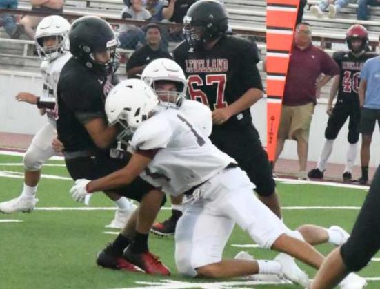 WILDCATS TAKE ON LEVELLAND IN FIRST SCRIMMAGE OF SEASON