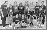 The Littlefield Lady Cats’ varsity volleyball team earned third place in the Bronze Bracket at the Monahans Tournament last weekend. (Submitted Photo)