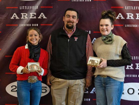 Swine Junior and Senior Showmanship Awards 2025 Littlefield Area Junior Livestock Show