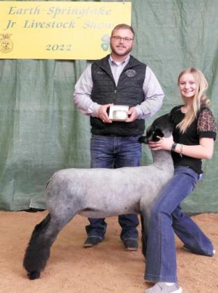 Earth-Springlake Livestock Show Reserve Grand Champion Winners