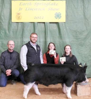 Earth-Springlake Livestock Show Reserve Grand Champion Winners