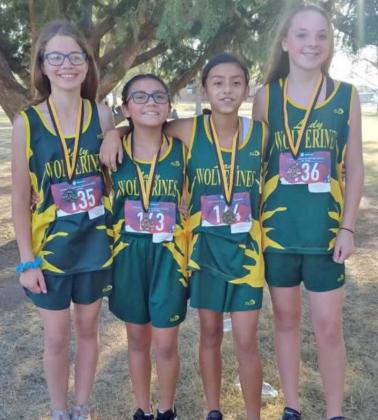 S-E JH girls cross country team