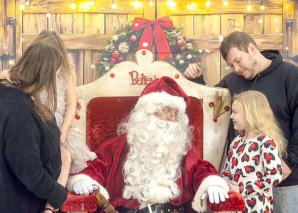 Santa visits Littlefield early