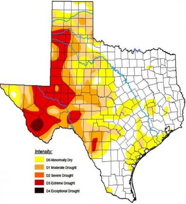 September 10, 2020 Drought Monitor Map
